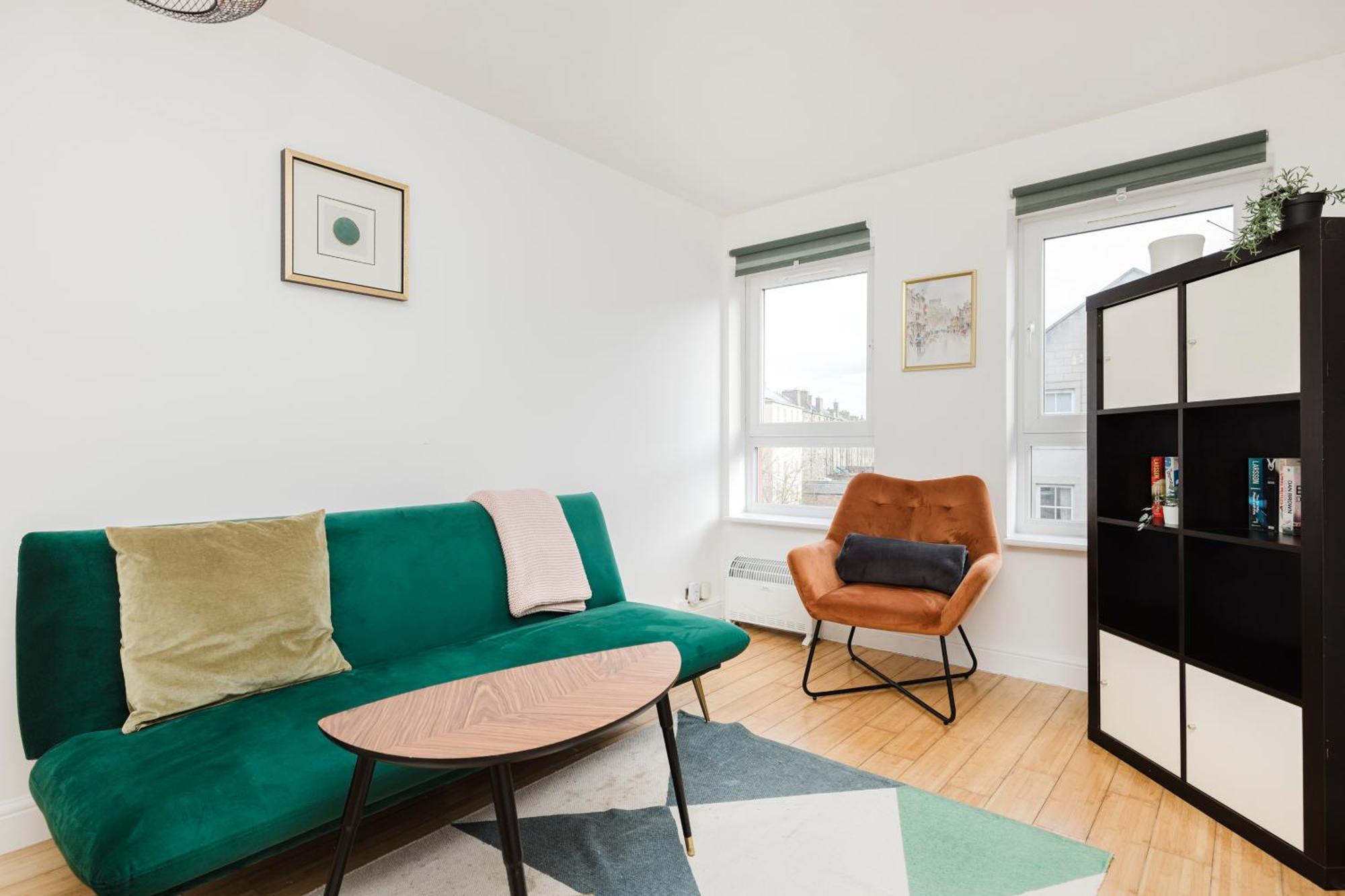 Апартаменти Joivy Welcoming Flat Near Park Единбург Екстер'єр фото